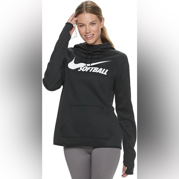 Nike Tops - Nike Black Softball Hoodie for Women